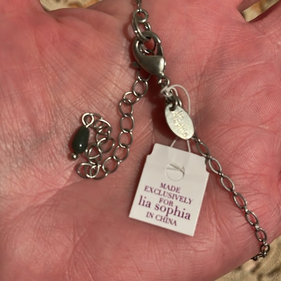 Lia Sophia "EUCALYPTUS" Fringed Necklace  NEW W TAGS - Picture 14 of 15